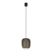 Redo DUBBO függeszték fém, műanyag, barna, opál, LED, 12W, 1358lm, 2700K-3000K-4000K - 01-4792