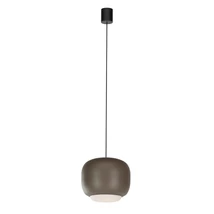 Redo DUBBO függeszték fém, műanyag, barna, opál, LED, 21W, 2372lm, 2700K-3000K-4000K - 01-4796