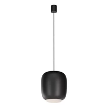 Redo DUBBO függeszték fém, műanyag, fekete, opál, LED, 21W, 2372lm, 2700K-3000K-4000K - 01-4801