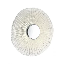 Redo REEF fali lámpa fém, üveg, króm, áttetsző, LED, 6W, 420lm, 3000K - 05-970