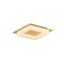 Redo PERIMETRO mennyezeti lámpa fém, akril, arany, fehér, LED, 28W, 1655lm, 3000K-4000K-6500K - 05-972