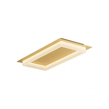 Redo PERIMETRO mennyezeti lámpa fém, akril, arany, fehér, LED, 40W, 2160lm, 3000K-4000K-6500K - 05-981