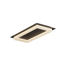 Redo PERIMETRO mennyezeti lámpa fém, akril, fekete, fehér, LED, 40W, 2160lm, 3000K-4000K-6500K - 05-982