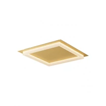 Redo PERIMETRO mennyezeti lámpa fém, akril, arany, fehér, LED, 50W, 3200lm, 3000K-4000K-6500K - 05-984