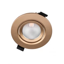 Redo PT beépíthető szpot műanyag, arany, LED, 6.5W, 560lm, 3000K - 70422