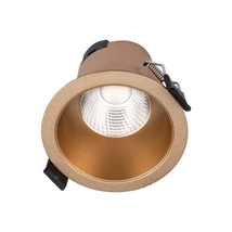 Redo PT beépíthető szpot műanyag, arany, LED, 6W, 540lm, 4000K, IP44 - 70447