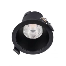 Redo PT beépíthető szpot műanyag, fekete, LED, 6W, 540lm, 4000K, IP44 - 70449