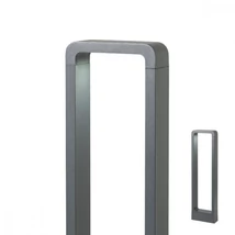 Redo RADEON kültéri állólámpa fém, szürke, LED, 3000K, 9W, 716lm, IP54 - 90013