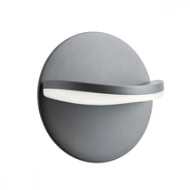 Redo GIMBAL kültéri fali lámpa fém, műanyag, szürke, fehér, LED, 3000K, 16W, 1035lm, IP65 - 90068