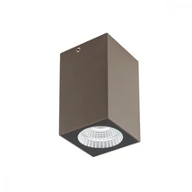 Redo QUAD kültéri mennyezet lámpa fém, üveg, barna, áttetsző, LED, 3000K, 3W, 280lm, IP65 - 90092