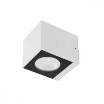 Redo TEKO kültéri fali lámpa fém, üveg, fehér, áttetsző, LED, 3000K, 6W, 450lm, IP65 - 90097