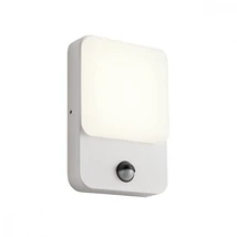 Redo COLIN kültéri fali lámpa mozgásérzékelővel fém, műanyag, fehér, LED, 3000K, 9W, 640lm, IP54 - 90131