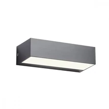 Redo LAMPRIS kültéri fali lámpa műanyag, szürke, fehér, LED, 3000K, 9.5W, 586lm, IP65 - 90153