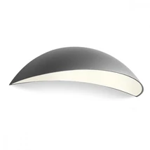 Redo PALMA kültéri fali lámpa fém, műanyag, szürke, fehér, LED, 3000K, 18W, 1053lm, IP54 - 90235