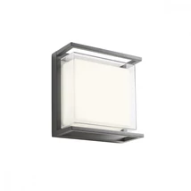 Redo SCRIGNO kültéri fali lámpa fém, műanyag, szürke, fehér, LED, 3000K, 18W, 1054lm, IP65 - 90241