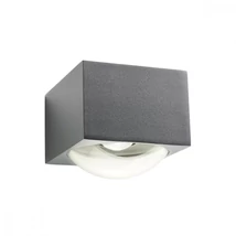 Redo ARI kültéri fali lámpa fém, üveg, szürke, áttetsző, LED, 3000K, 7W, 470lm, IP65 - 90274