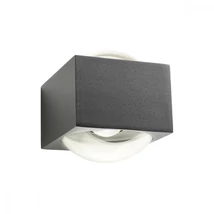 Redo ARI kültéri fali lámpa fém, üveg, szürke, áttetsző, LED, 3000K, 11W, 890lm, IP65 - 90276