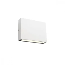 Redo KAMAL kültéri fali lámpa fém, üveg, fehér, áttetsző, LED, 3000K, 4.4W, 280lm, IP54 - 90375