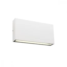 Redo KAMAL kültéri fali lámpa fém, üveg, fehér, áttetsző, LED, 4000K, 12W, 780lm, IP54 - 90384