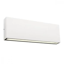 Redo KAMAL kültéri fali lámpa fém, üveg, fehér, áttetsző, LED, 4000K, 15W, 1080lm, IP54 - 90390