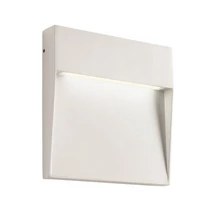 Redo LANDER kültéri fali lámpa fém, műanyag, fehér, LED, 3000K, 6W, 270lm, IP54 - 90478