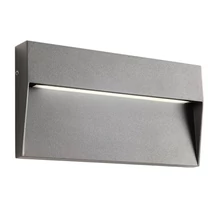 Redo LANDER kültéri fali lámpa fém, műanyag, szürke, LED, 3000K, 6W, 205lm, IP54 - 90481