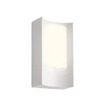 Redo WARP kültéri fali lámpa fém, műanyag, fehér, opál, LED, 8W, 490lm, 3000K, IP44 - 90482