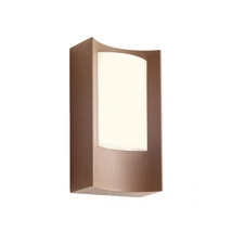 Redo WARP kültéri fali lámpa fém, műanyag, barna, opál, LED, 8W, 490lm, 3000K, IP44 - 90484