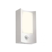 Redo WARP kültéri fali lámpa fém, műanyag, fehér, opál, LED, 8W, 490lm, 3000K, IP44 - 90485