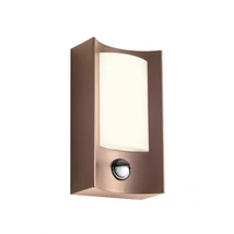 Redo WARP kültéri fali lámpa fém, műanyag, barna, opál, LED, 8W, 490lm, 3000K, IP44 - 90487