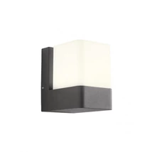 Redo TOK kültéri fali lámpa fém, műanyag, szürke, opál, LED, 9.4W, 675lm, 3000K, IP44 - 90489
