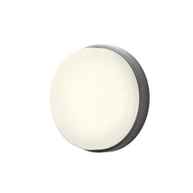 Redo URANIA kültéri fali lámpa fém, műanyag, szürke, opál, LED, 10W, 860lm, 3000K, IP65 - 90516