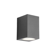 Redo BRIO kültéri fali lámpa fém, üveg, szürke, áttetsző, LED, 3000K, 6W, 492lm, IP54 - 90527