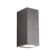 Redo BRIO kültéri fali lámpa fém, üveg, szürke, áttetsző, LED, 3000K, 10W, 798lm, IP54 - 90530