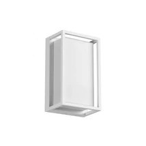 Redo QUADRIS kültéri fali lámpa fém, műanyag, fehér, LED, 3000K, 12W, 902lm, IP54 - 90532
