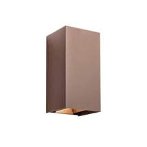 Redo VARY kültéri fali lámpa fém, üveg, barna, LED, 3000K, 2x10W, 1286lm, IP54 - 90554