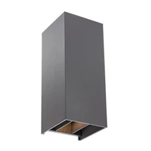 Redo SONNY kültéri fali lámpa fém, szürke, LED, 2x5W, 2x348lm, 2200K-3000K-4000K, IP54 - 90636