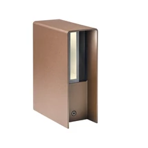 Redo IZAR kültéri fali lámpa fém, barna, LED, 11W, 310lm, 2700K, IP54 - 90646