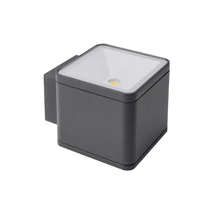 Redo BETA kültéri fali lámpa fém, üveg, szürke, áttetsző, LED, 4000K, 12W, 1134lm, IP54 - 9066
