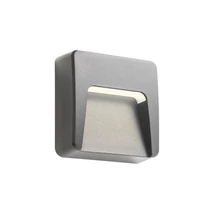 Redo HOLOS kültéri lépcsőmegvillágító műanyag, szürke, LED, 1.5W, 55lm, 3000K, IP65 - 90681