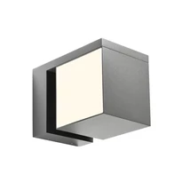 Redo KUB kültéri fali lámpa fém, szürke, LED, 18W, 925lm, 2700K, IP54 - 90717