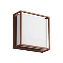 Redo QUADRIS kültéri mennyezet lámpa fém, műanyag, barna, opál, LED, 20W, 1310lm, 2700K-3000K, IP54 - 90749