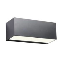 Redo LAMPRIS kültéri fali lámpa műanyag, szürke, LED, 13W, 620lm, 2700K, IP65 - 90781