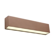 Redo OMNIA kültéri fali lámpa fém, üveg, barna, fehér, LED, 13.5W, 601lm, 2700K, IP54 - 90792