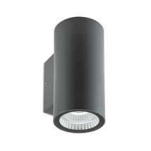 Redo RAM kültéri fali lámpa fém, üveg, szürke, áttetsző, LED, 7W, 490lm, 2700K, IP65 - 90808