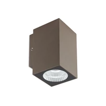 Redo QUAD kültéri fali lámpa fém, üveg, barna, áttetsző, LED, 4W, 245lm, 2700K, IP65 - 90815