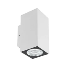 Redo QUAD kültéri fali lámpa fém, üveg, fehér, áttetsző, LED, 7W, 490lm, 2700K, IP65 - 90816