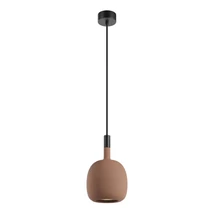 Redo POTTER kültéri függeszték fém, beton, fekete, barna, GU10, IP65 - 90968