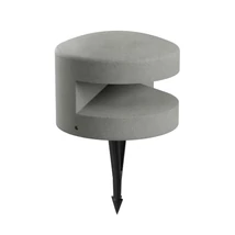 Redo CLIFF leszúrható kültéri lámpa műanyag, beton, fekete, szürke, LED, 15W, 405lm, 3000K, IP65 - 90987
