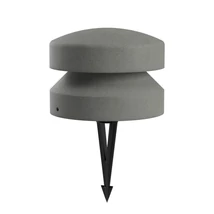 Redo CLIFF leszúrható kültéri lámpa műanyag, beton, fekete, szürke, LED, 15W, 539lm, 3000K, IP65 - 90991
